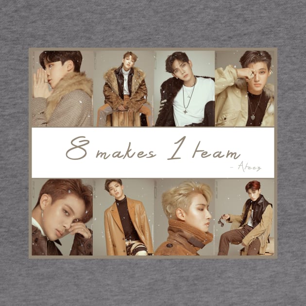 ATEEZ - 8 makes 1 team by nicolesdesigns